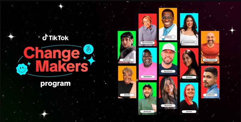 High Social’s screenshot shows some of the creators who make up the Change Makers Program.
